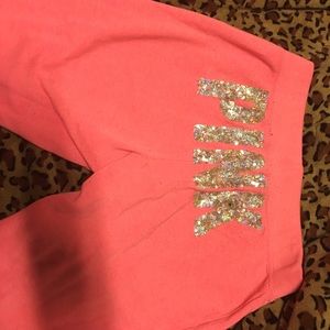 PINK sweat pants used!!!