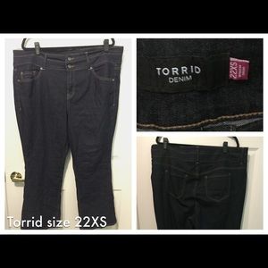 Torrid 22XS 2-button jegging