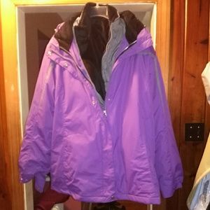 Purple 3 in 1 jacket
