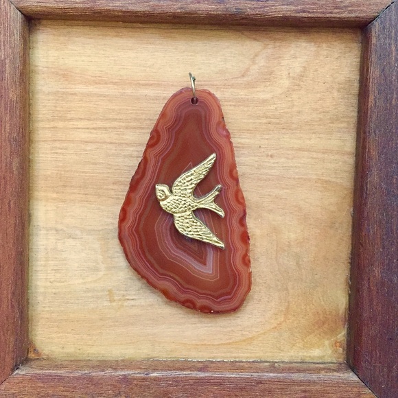 Swallow Stone Pendant