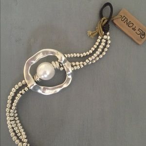 Uno de 50 bracelet/ silver