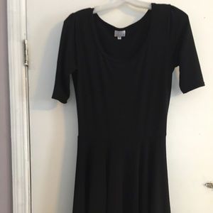 Black Lularoe Nicole dress small