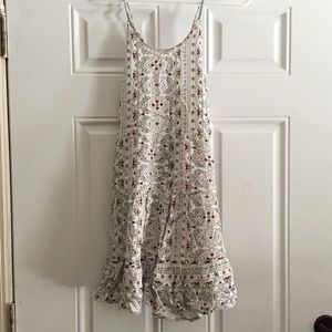 ANTHROPOLOGIE white floral dress