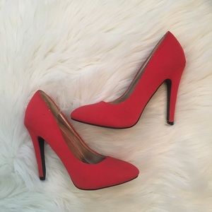 Coral heels