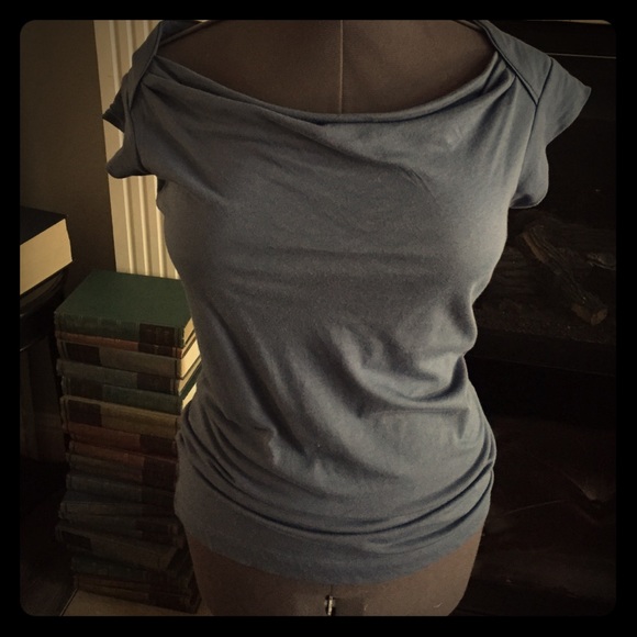 Blue-gray banana republic top - Picture 1 of 4