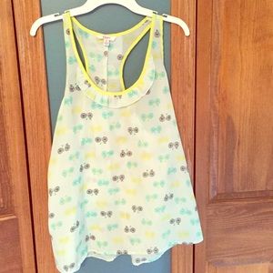 Bicycle tank top