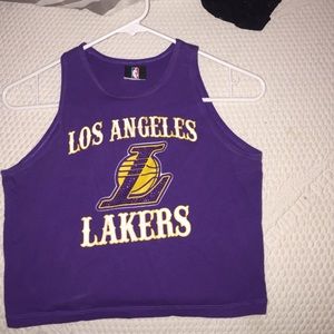 Los Angeles Lakers crop top