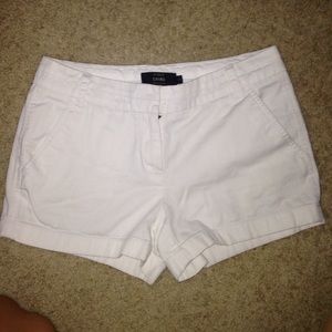 White & black J Crew 3 in Chino Shorts BUNDLE