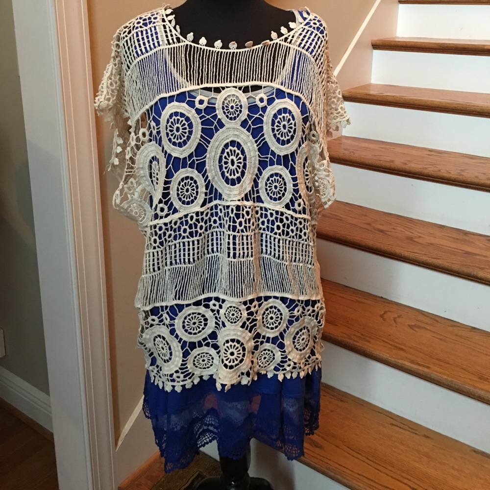 Beige Coverup for swimsuit or shirt - Picture 1 of 8