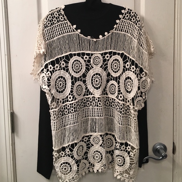 Beige Coverup for swimsuit or shirt - Picture 6 of 8