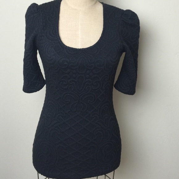 Anthropologie Tops - Gorgeous Anthropologie stretch brocade texture top