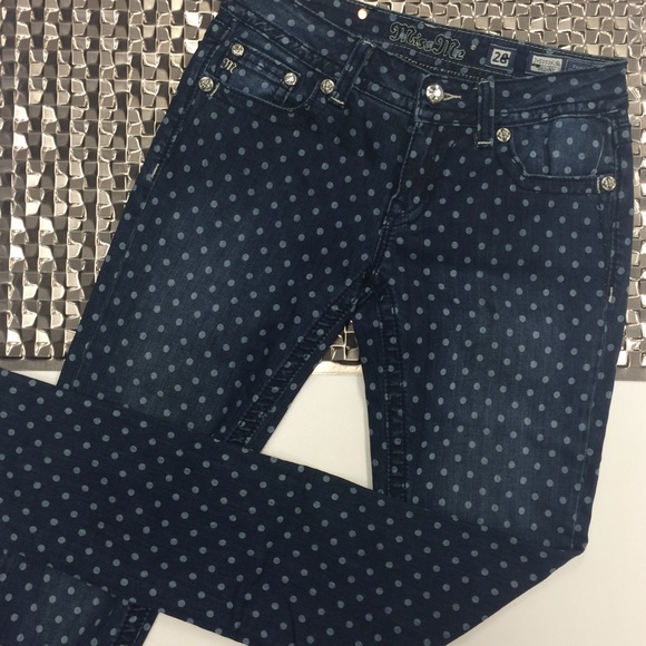 ✨💟Miss Me Polka Dot Skinny Jeans - Picture 2 of 4