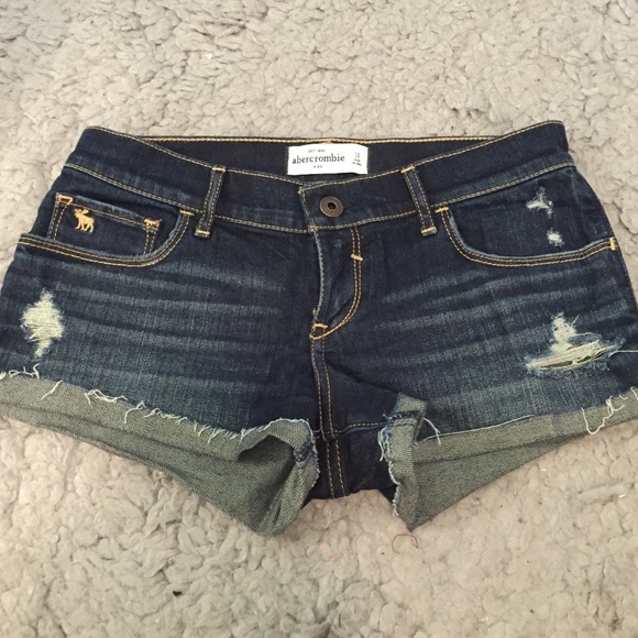 Abercrombie kids jean shorts size 16 (0-2 women's)