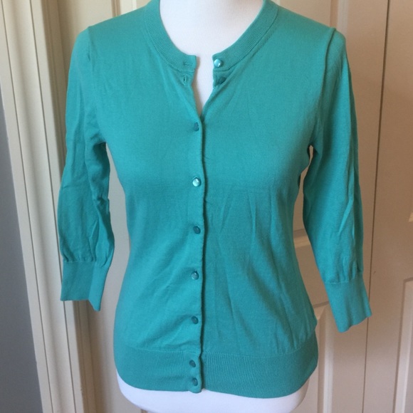 J. Crew Sweaters - 😱FINAL DAY 😱Mint Green J Crew Cardigan