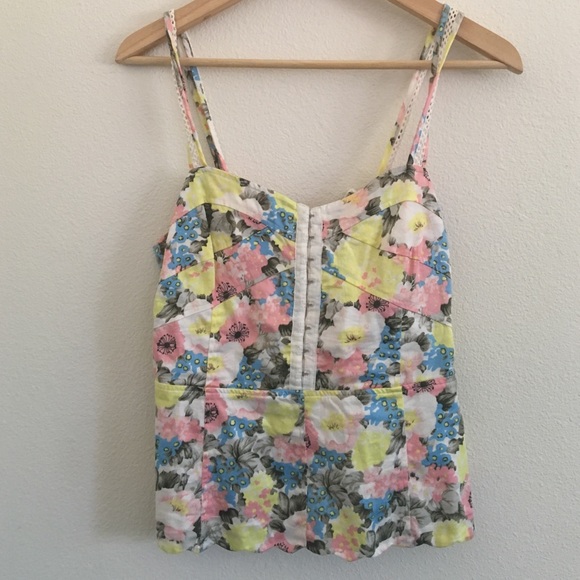 🌞Free People Summer Floral Top