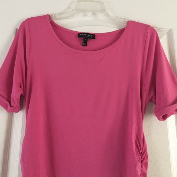 Pink maternity dress
