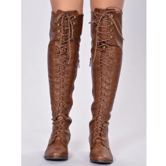 fashion nova lace up boots