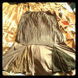 Bohemian maxiskirt HomeFrox size1 full of texture