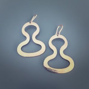 Gold earrings