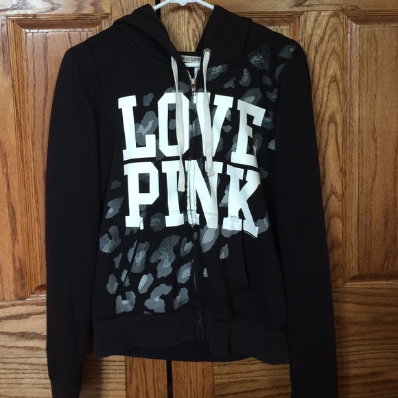 pink Victoria secret sweatshirt