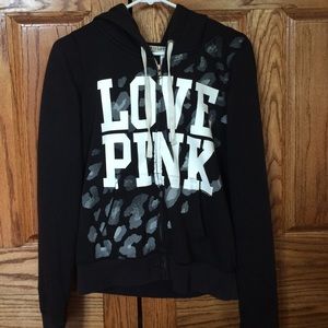 pink Victoria secret sweatshirt
