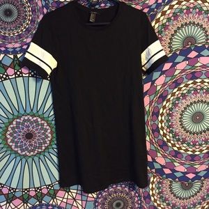 Forever 21 Black "Varsity" Dress