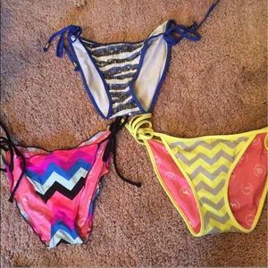 VS Pink swim suit bottoms