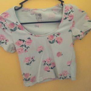 Floral crop top