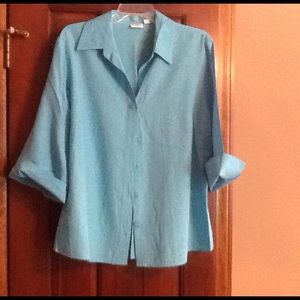 TEAL BLOUSE