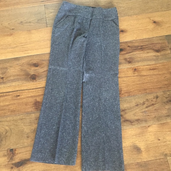 Limited grey tweed Bootcut pants