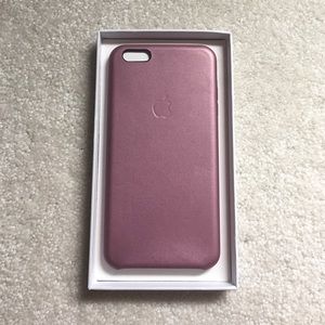 iPhone 6 Plus leather case NEW