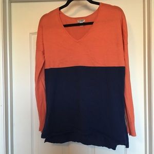 OLD NAVY Oversized Color Block Sweatshirt