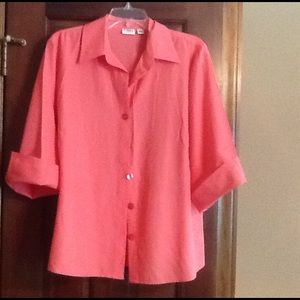 CORAL BLOUSE