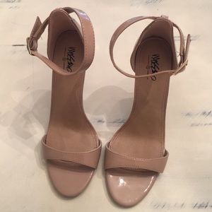 Mossimo Nude Pump Single Strap Sandal 6.5