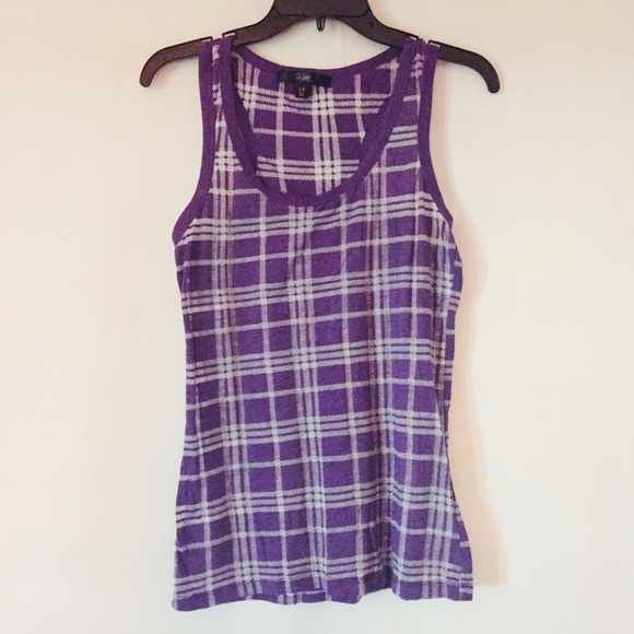 Purple Plaid Tank Top - Gift w/ Purchase