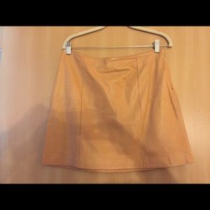 NWT Gap leather mini skirt