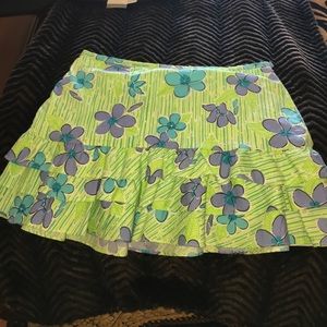 Beautiful gently used Floral ruffle Lilly Pulitzer