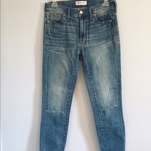 Madewell High Riser Skinny Jeans