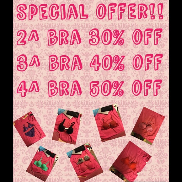 Special offer on bra s!!!!!