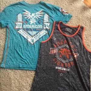 American Fighter Boys Youth tee & tank