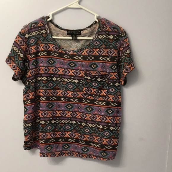 Forever 21 Tops - Forever 21 Plus sizes XL Aztec print 😍