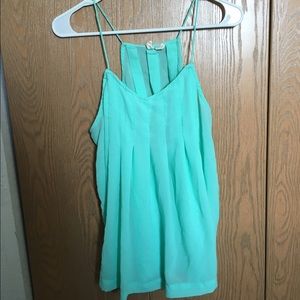 Turquoise tank top