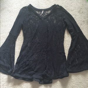 Free People Bell Sleeve Tunic