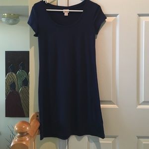 Navy Blue Tshirt Dress
