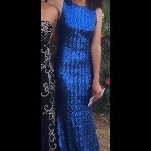 Blue Sparkly Dress