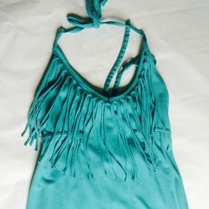 Fringe beach cover up