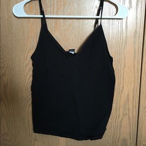 Black and white camisoles