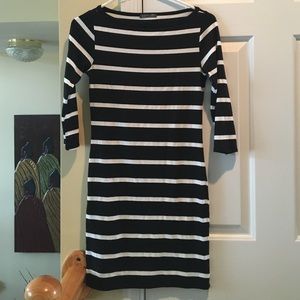 Black/White Mini Dress