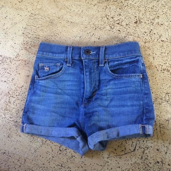 High rise denim Abercrombie KIDS shorts