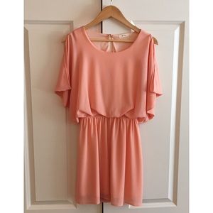 Everly coral dress